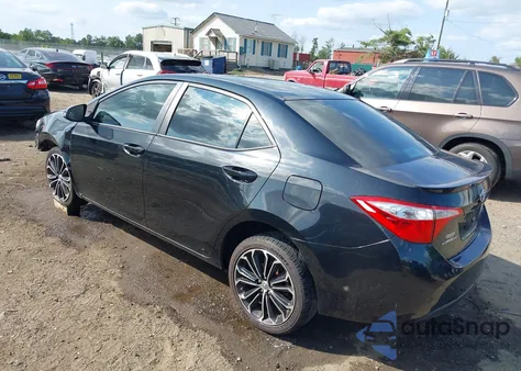 2016 Toyota Corolla S Plus из США, поврежденный, VIN 2T1BURHE8GC618037